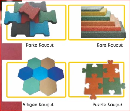 Kauçuk Zemin Ürünleri